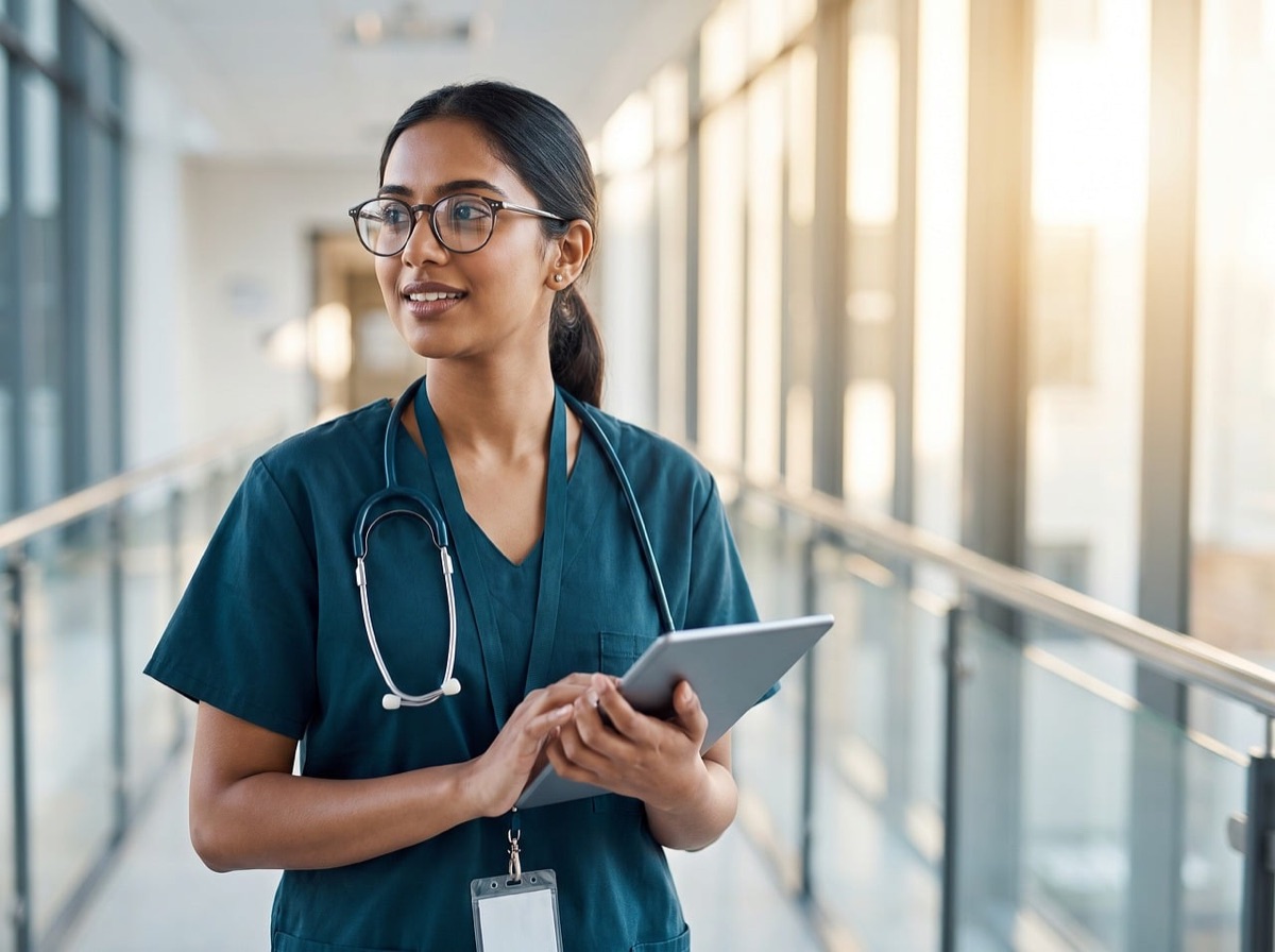 Verpleegkundig personeel in een kliniek