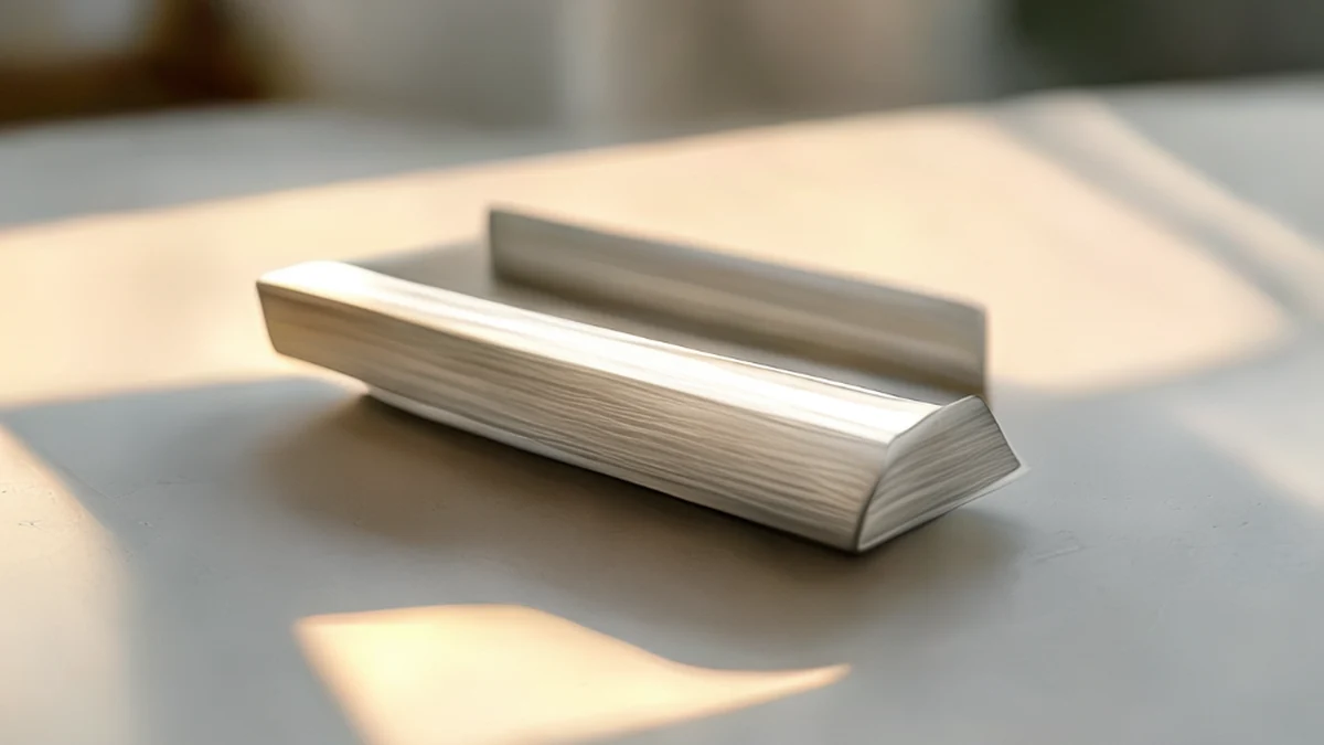 Baumaterialien und Fertigung verwenden Alu-Verbindungsteile, Metallteile und Verbindungen sind sichtbar.