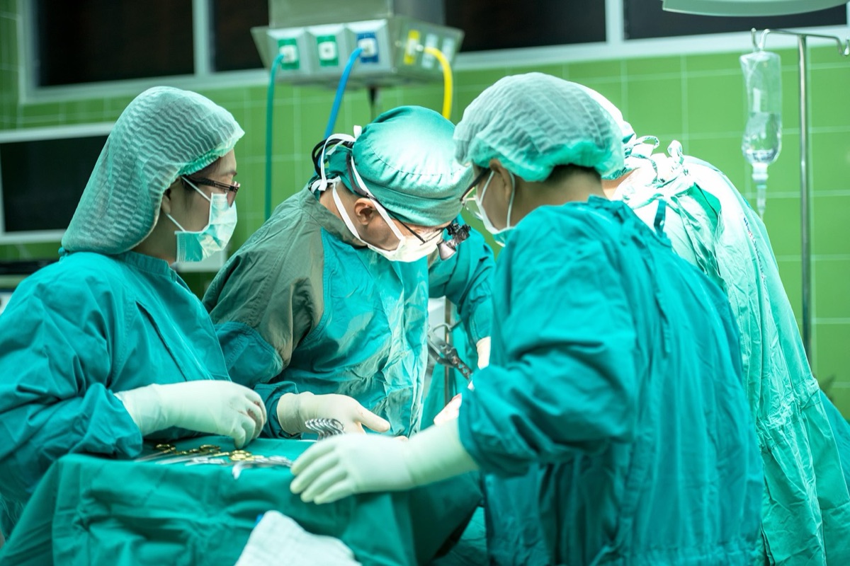 Medical professionals in hospital